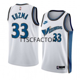 Dres Washington Wizards Kyle Kuzma 33 Nike 2022-23 Classic Edition Bijela Swingman - Muške